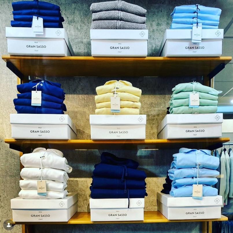 Gran Sasso knitwear at Demain menswear Reading