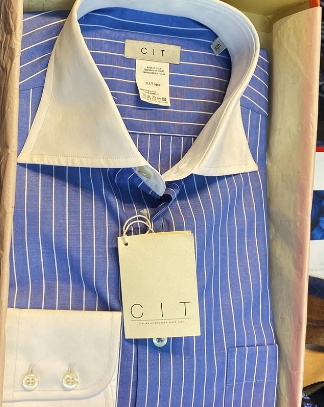 CIT luxury shirts at Demain menswear Reading